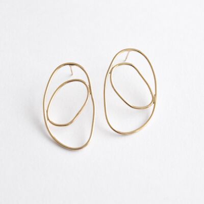 Collection Volute - Boucles d’oreilles - Courbe double