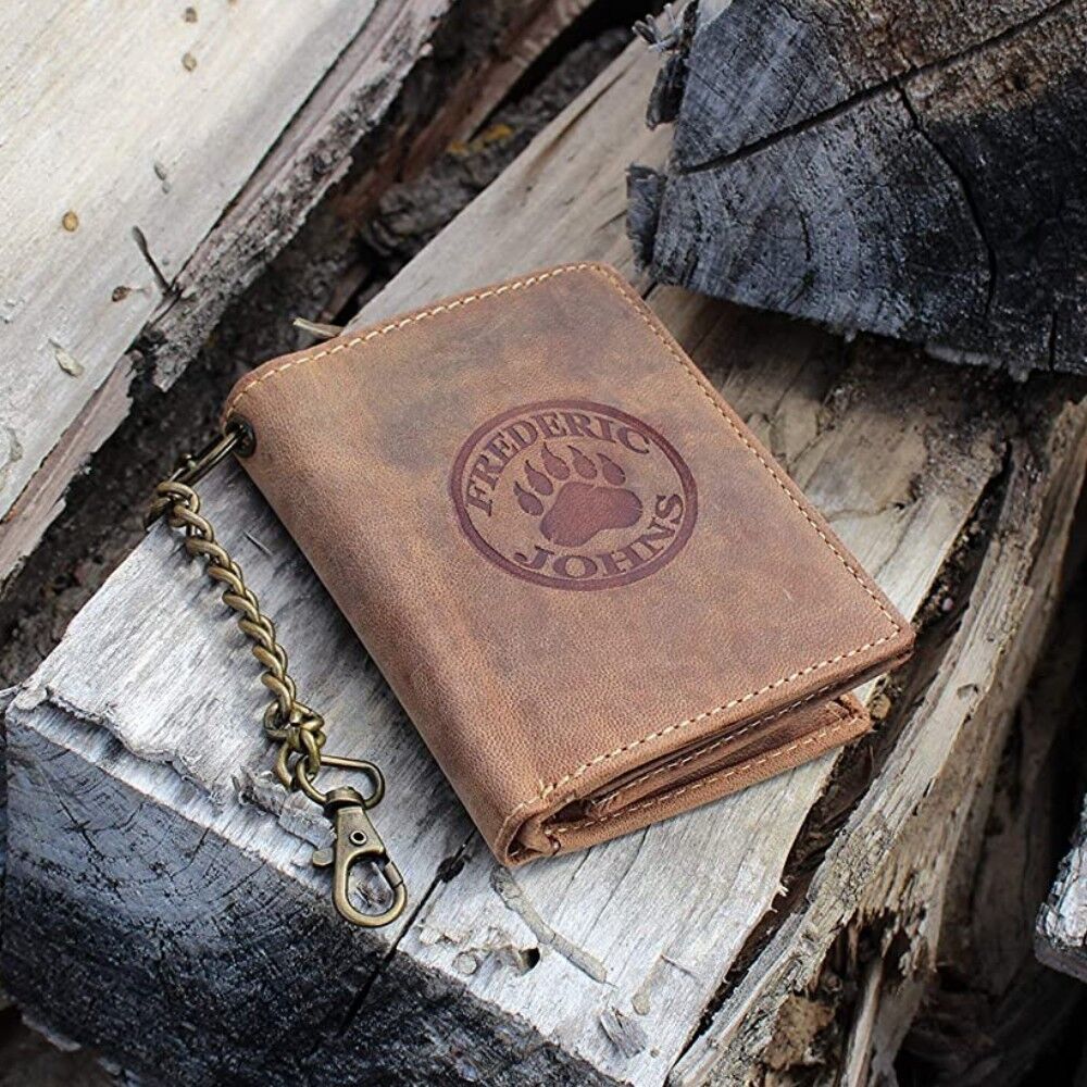 Portafoglio da motociclista - Portafoglio con catena - Portafoglio da motociclista