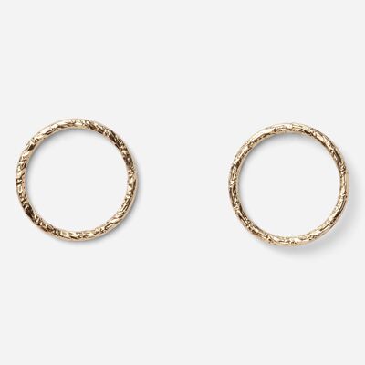 Boucles d'oreille babette small dore