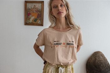 Tee shirt GREAT INDIA FEMME 2