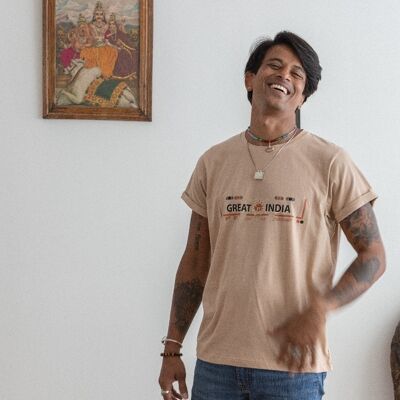 GROSSES INDIEN-MANN-T-Shirt