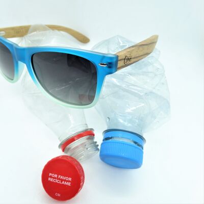 Sunglasses way recycled pet- blue