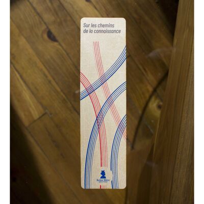Chemins bookmark - (made in France) in Birch wood