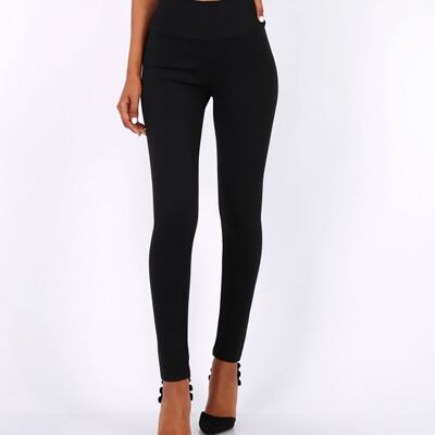 High Waisted Leggings in Black UK 10