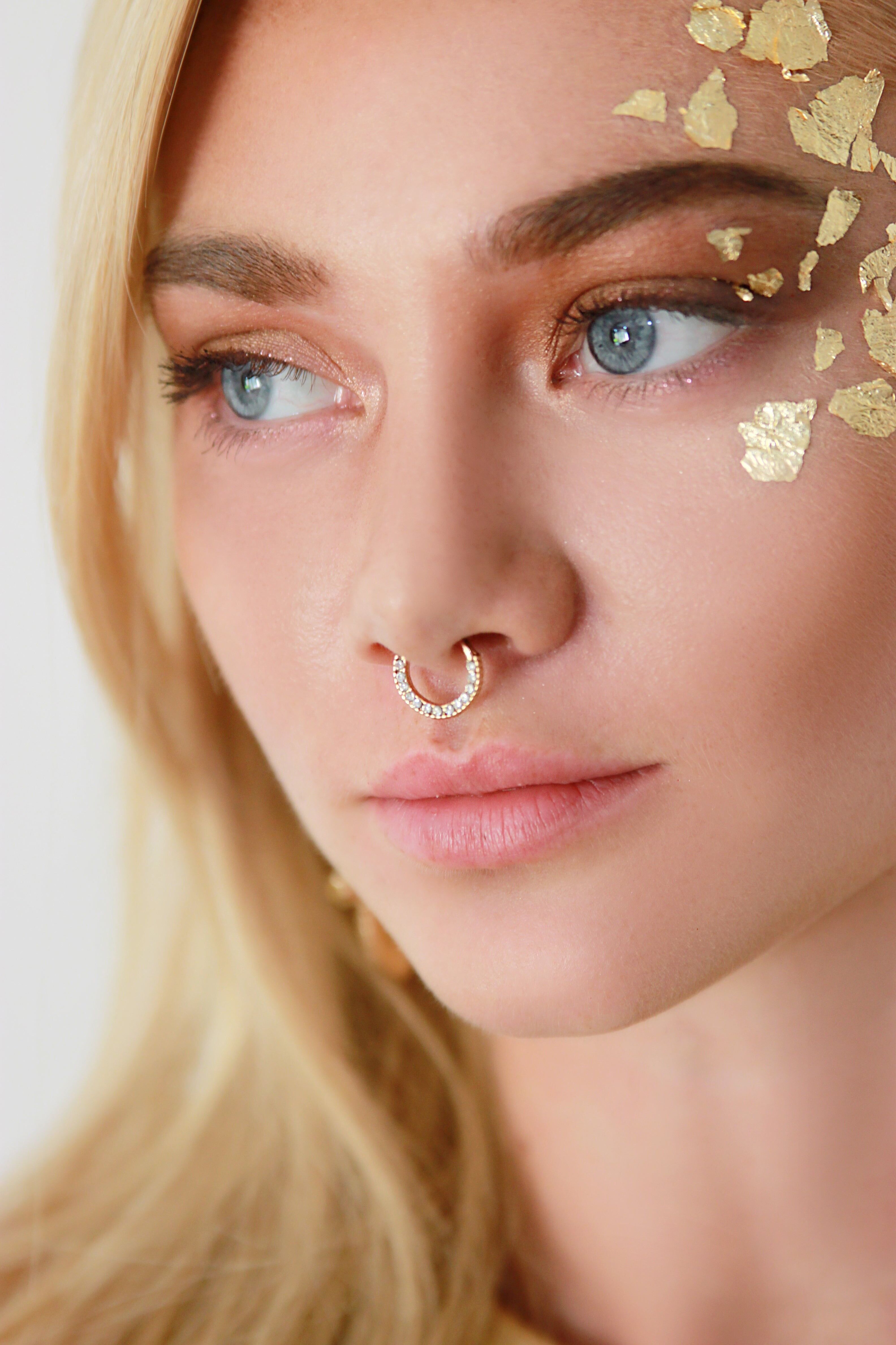 9ct gold clearance septum ring