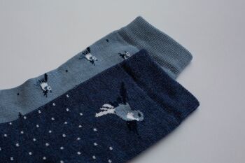 iN ControL 2pack chaussettes BIRDS - bleu 2