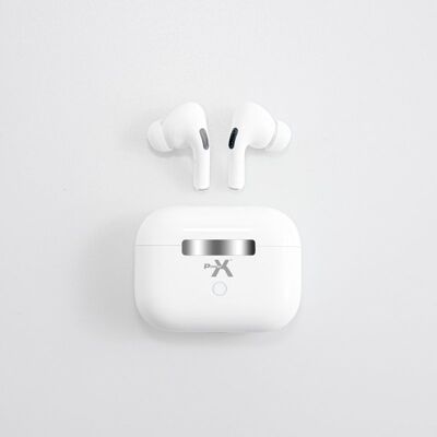 AirPlus Pro White Bluetooth headphones