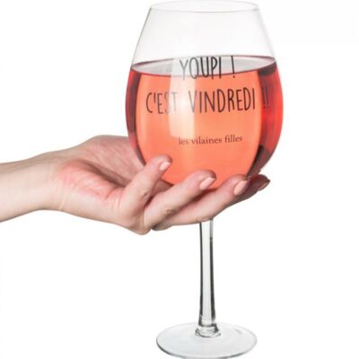 Ideal gift: XXL Wine Glass Yippee is Vindredi