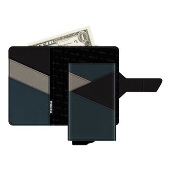 Card Case Plus Wallet Snap 2-en-1 Bleu 12