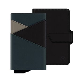 Card Case Plus Wallet Snap 2-en-1 Bleu 13