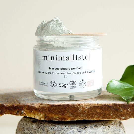 Reinigende Pulvermaske