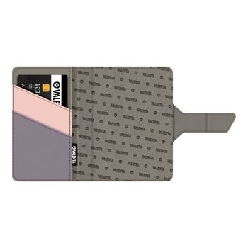 Card Case Plus Wallet Snap 2-en-1 Grijs 5