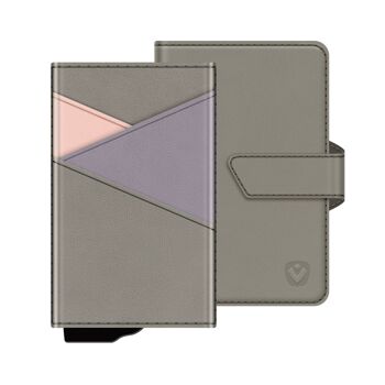 Card Case Plus Wallet Snap 2-en-1 Grijs 13