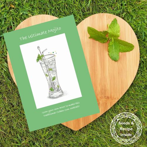 Seed & Recipe Card - Ultimate Mojito Cocktail