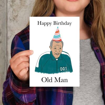 Alles Gute zum Geburtstag alter Mann-Karte