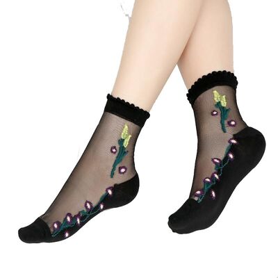 Narcisse - The ultra-resistant voile sock - Perfect for Mother's Day 2024