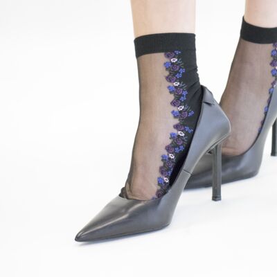 PALOMA - Viola, la calza in voile ultra resistente - Perfetta per la Festa della Mamma 2024