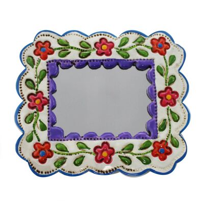 Decorative wall mirror small - rectangular