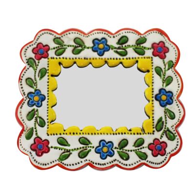 Decorative wall mirror small - rectangular