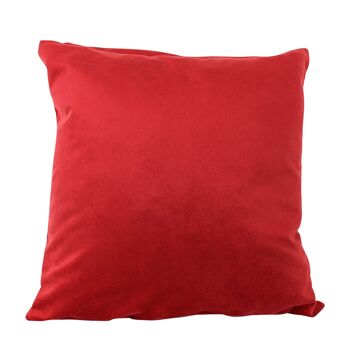 Coussin de canapé tissé à la main 40x40 Cuadros rouge, Mexique 2