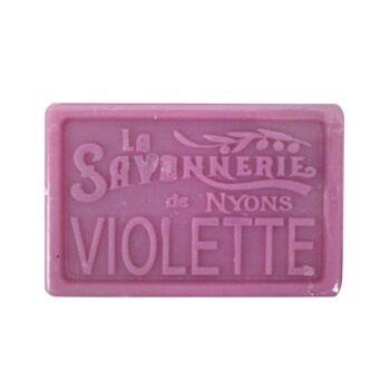 Savon naturel artisanal aux violettes de France 1