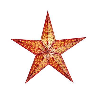 Paper Star Festival Orange à suspendre