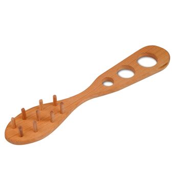 Pelle à spaghetti en bois faite à la main et mesure 1