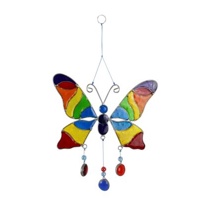 Handgemachter Suncatcher aus Resin Schmetterling