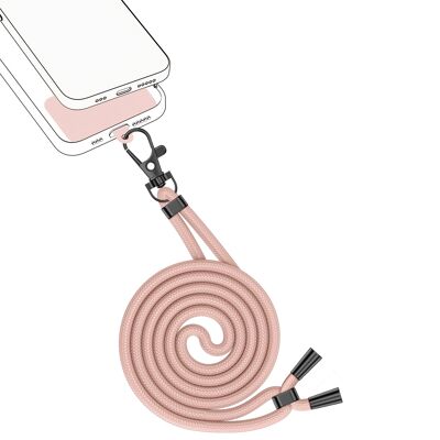 Universal-Handy-Lanyard Snap Pink