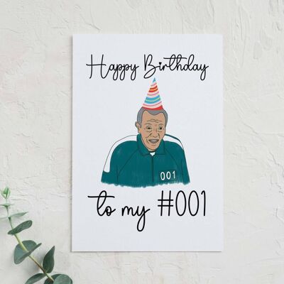 Buon compleanno al mio 001 Old Man Card