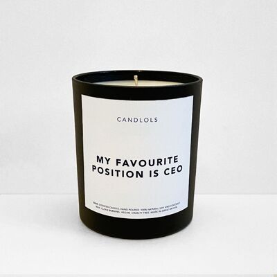 My Favourite Position Is CEO