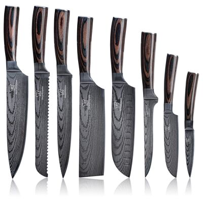 Asian Knife Set Premium