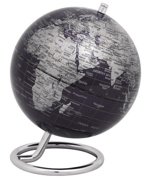 Mini globo terrestre emform ø 13 cms.  galilei black