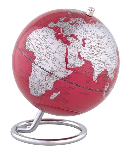 Mini globo terrestre emform ø 13 cms.  galilei red