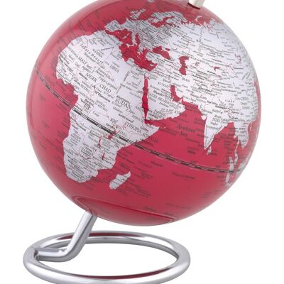 Mini globo terrestre emform ø 13 cms.  galilei red