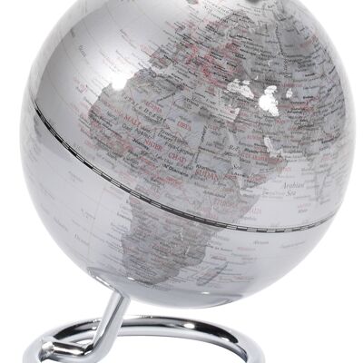 Mini globo terrestre emform ø 13 cms.  galilei silver