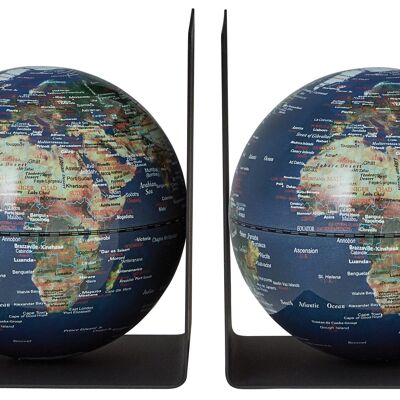 EARTH GLOBE BOOKENDS EMFORM PHYSICAL