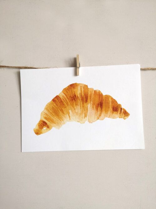 Carte postale "Croissant"