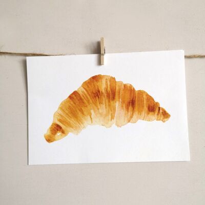 Carte postale "Croissant"