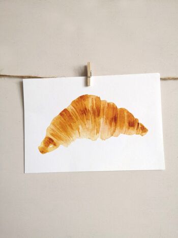 Carte postale "Croissant" 1