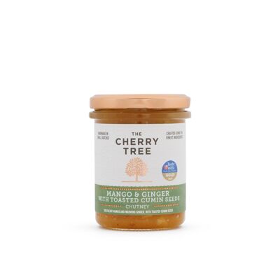 Chutney de mangue et gingembre avec graines de cumin grillées