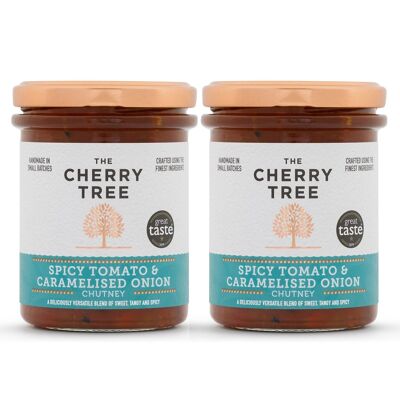 Chutney de tomates épicées et oignons caramélisés