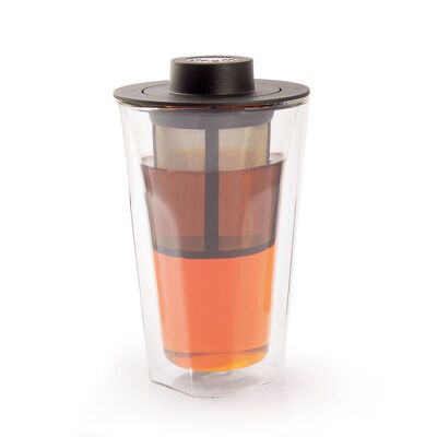 SMART BREW SYSTEM, doppelwandiges Glas mit Teesieb, 320 ml