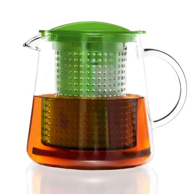 TEA CONTROL™ Tetera de 0,8 l con infusor Brew-Stop verde manzana (6 cajas/cartón)