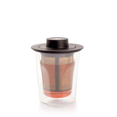 SMART BREW SYSTEM Vaso de té M de doble pared de 180 ml con infusor (12 cajas/cartón)