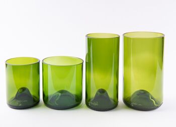 VERRES Culotées Cocktails Verts 2