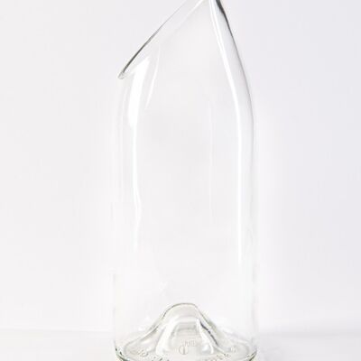 Swaying VASE White. bevel cut