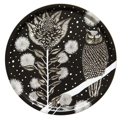 Tray 38 cm th Owl