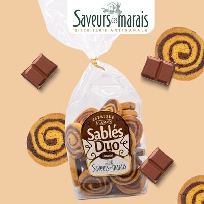 Sablés Duo Chocolat-Nature : L'Excellence Locale