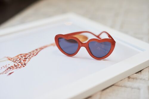 Margo frame Orange Crystal